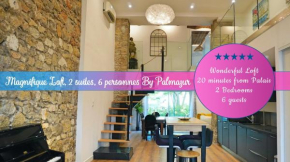 Magnifique loft, 2 suites, 6 personnes By Palmazur